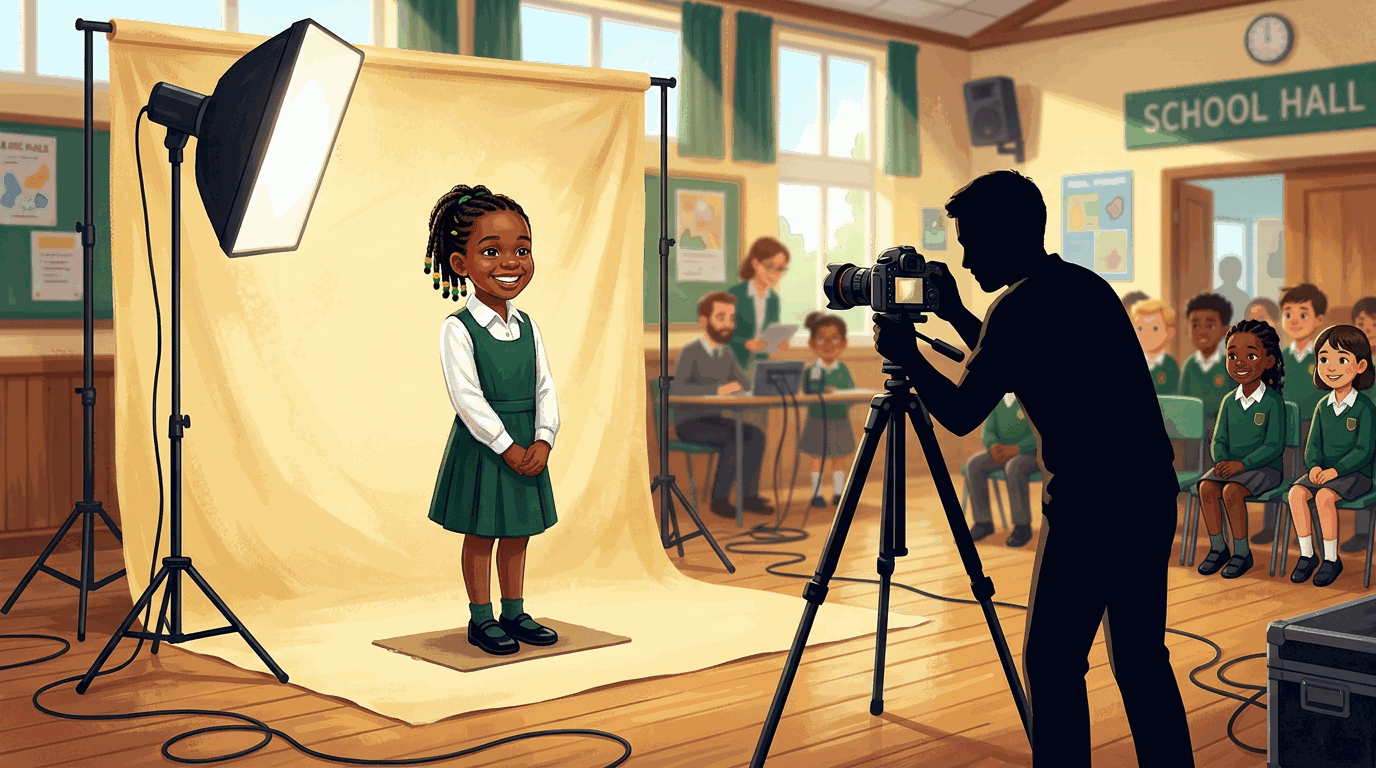 Portrait photo day at Treasure Academy